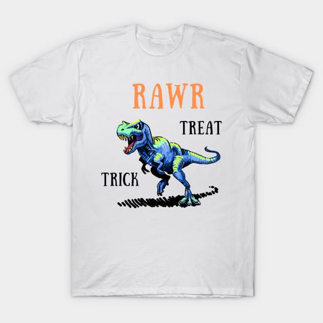 Trick rawr treat T-Shirt by IOANNISSKEVAS